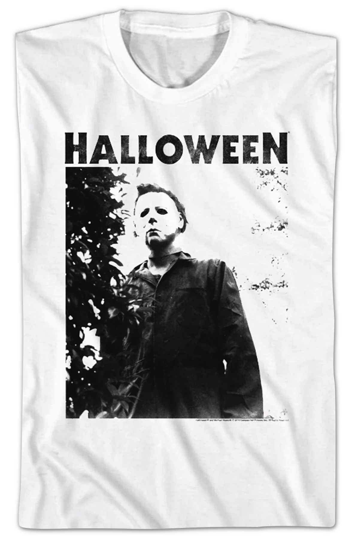 Black And White Shape Halloween T-Shirt - Image 2