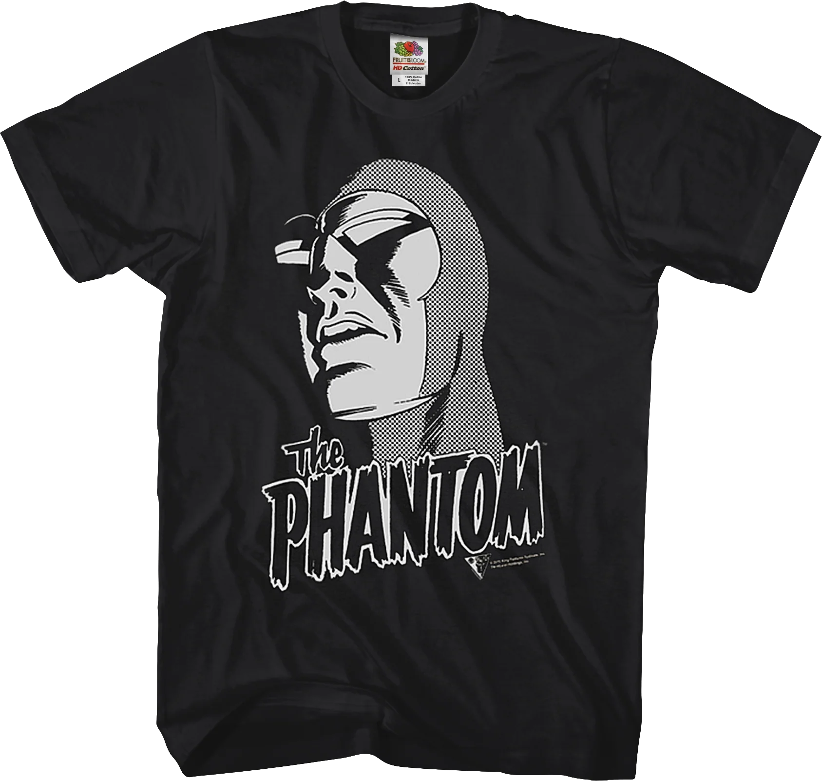 Black and White The Phantom T-Shirt
