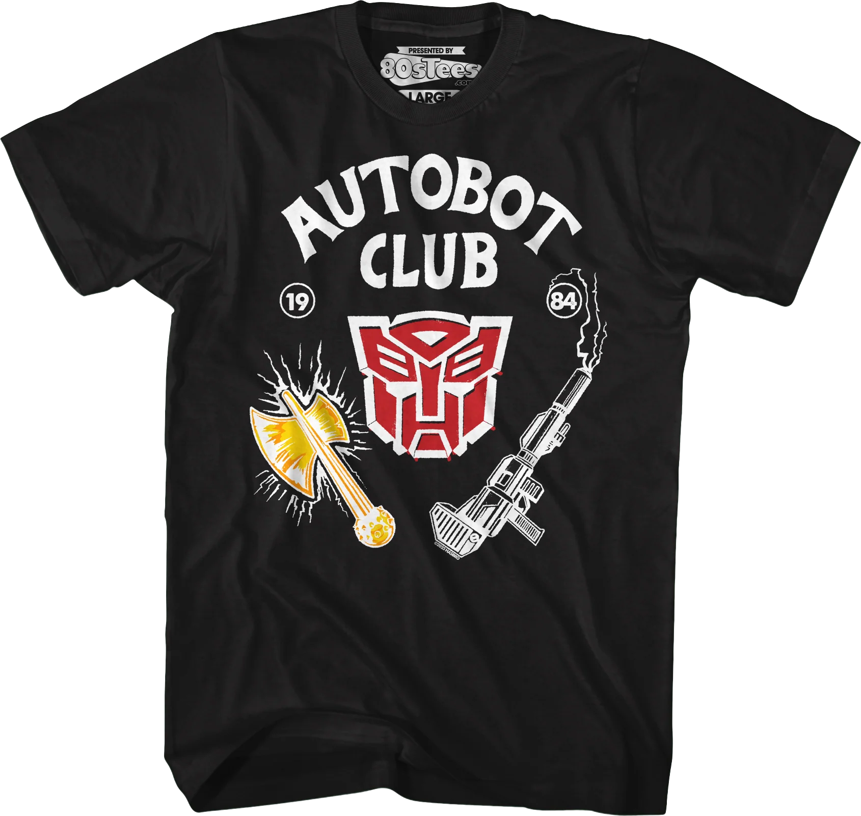 Black Autobot Club Transformers T-Shirt