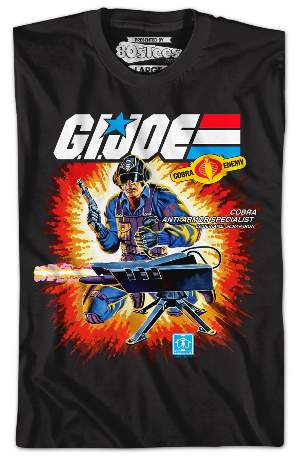 Black Box Art Scrap Iron GI Joe T-Shirt - Image 2