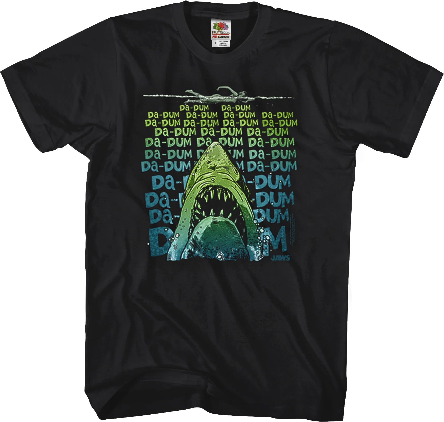 Black Da-Dum Jaws T-Shirt