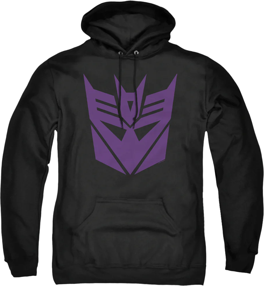 Black Decepticon Logo Transformers Hoodie