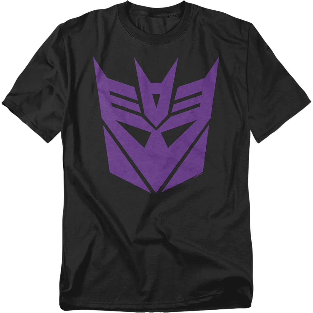 Black Decepticon Logo Transformers T-Shirt