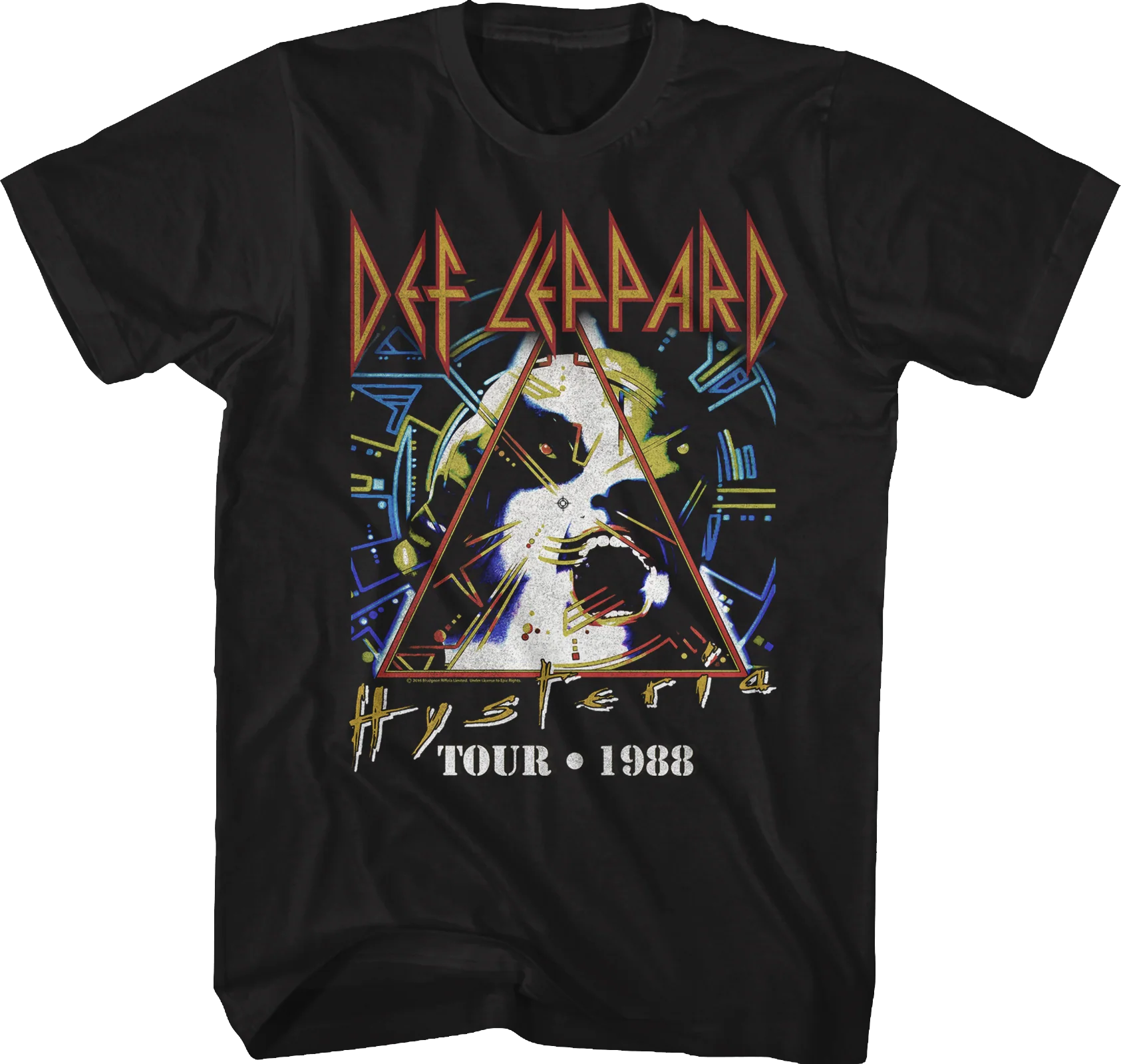 Black Hysteria Tour Def Leppard T-Shirt