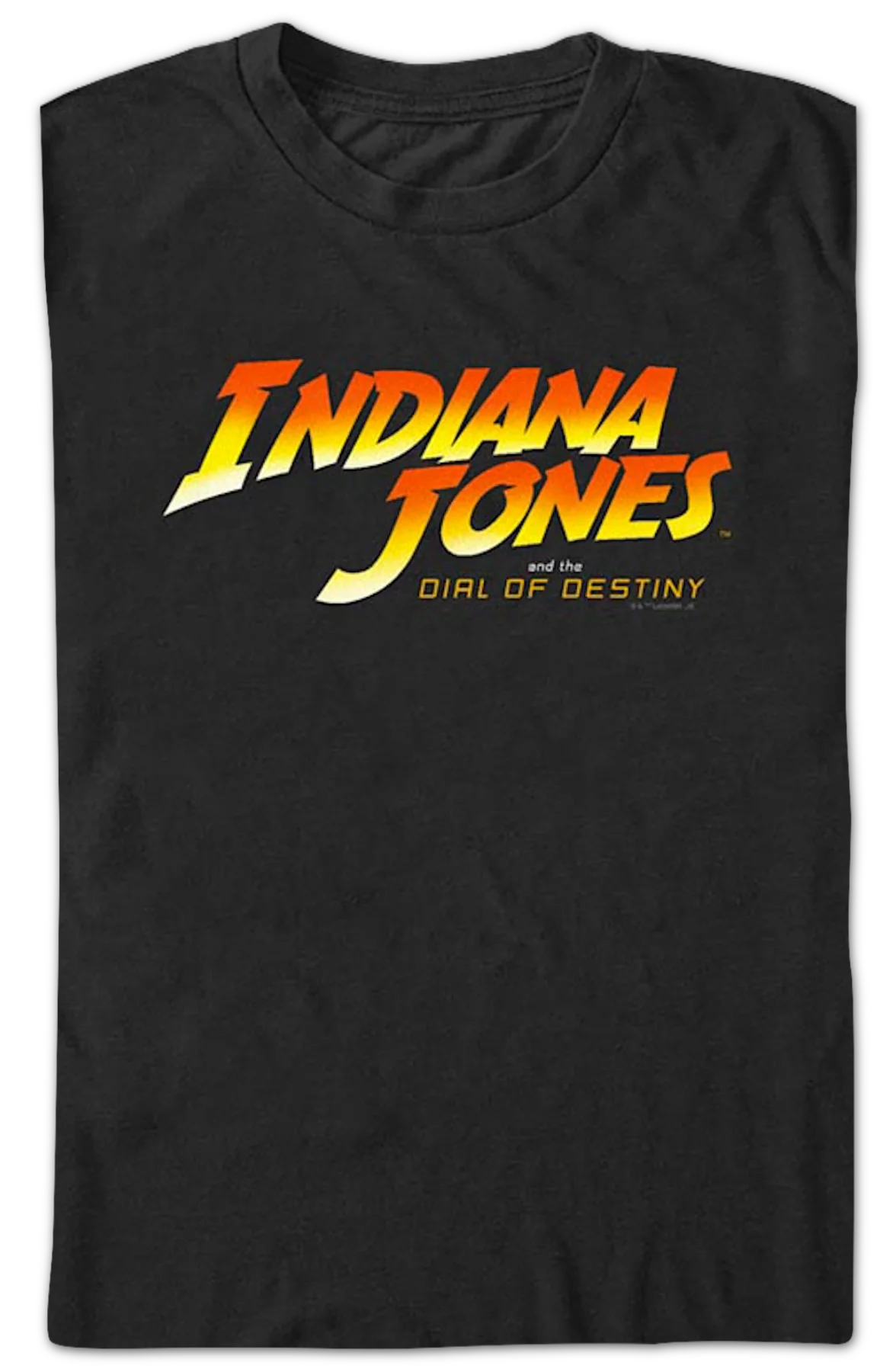 Black Indiana Jones and the Dial of Destiny T-Shirt - Image 2