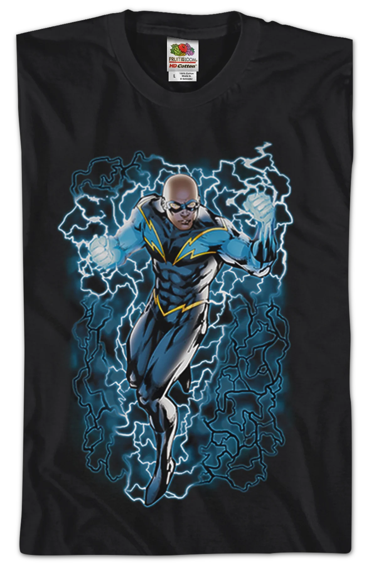 Black Lightning DC Comics T-Shirt - Image 2