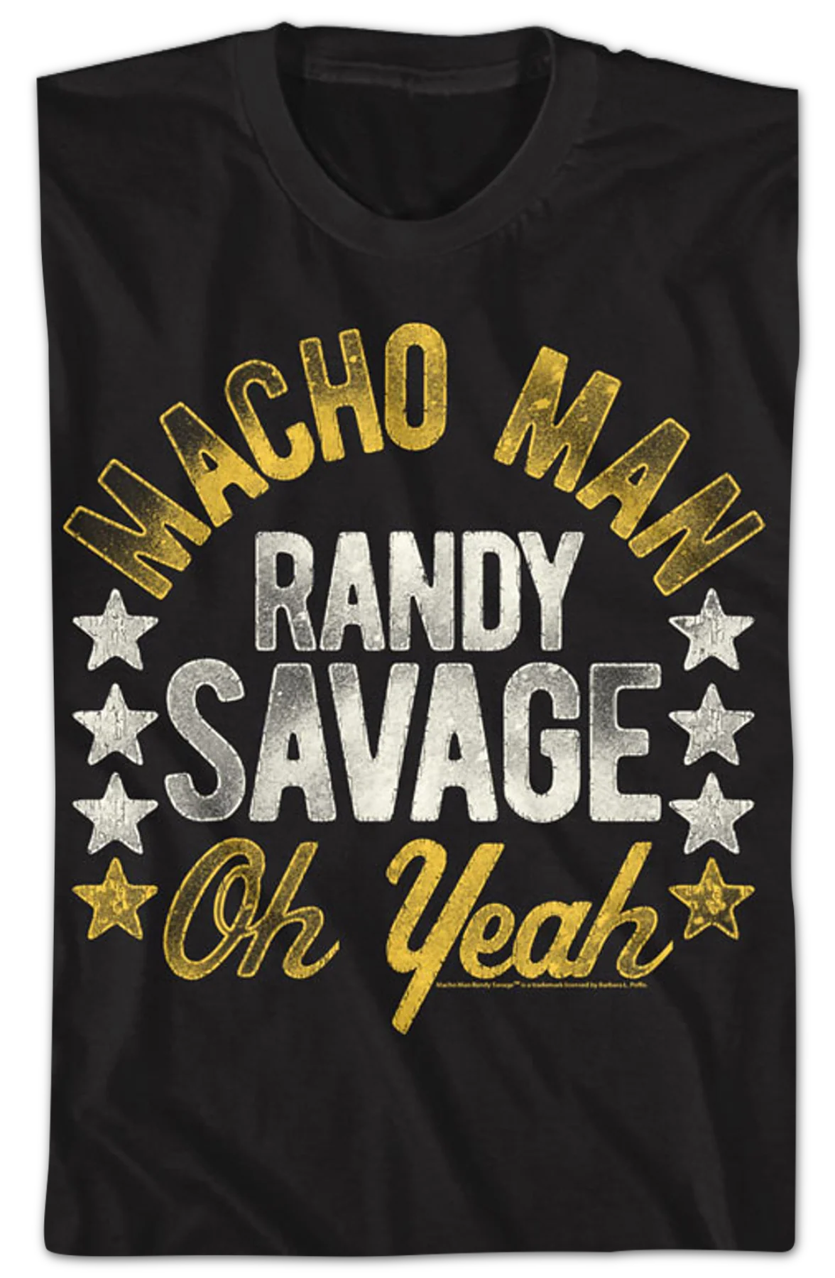 Black Macho Man Randy Savage Oh Yeah Shirt - Image 2