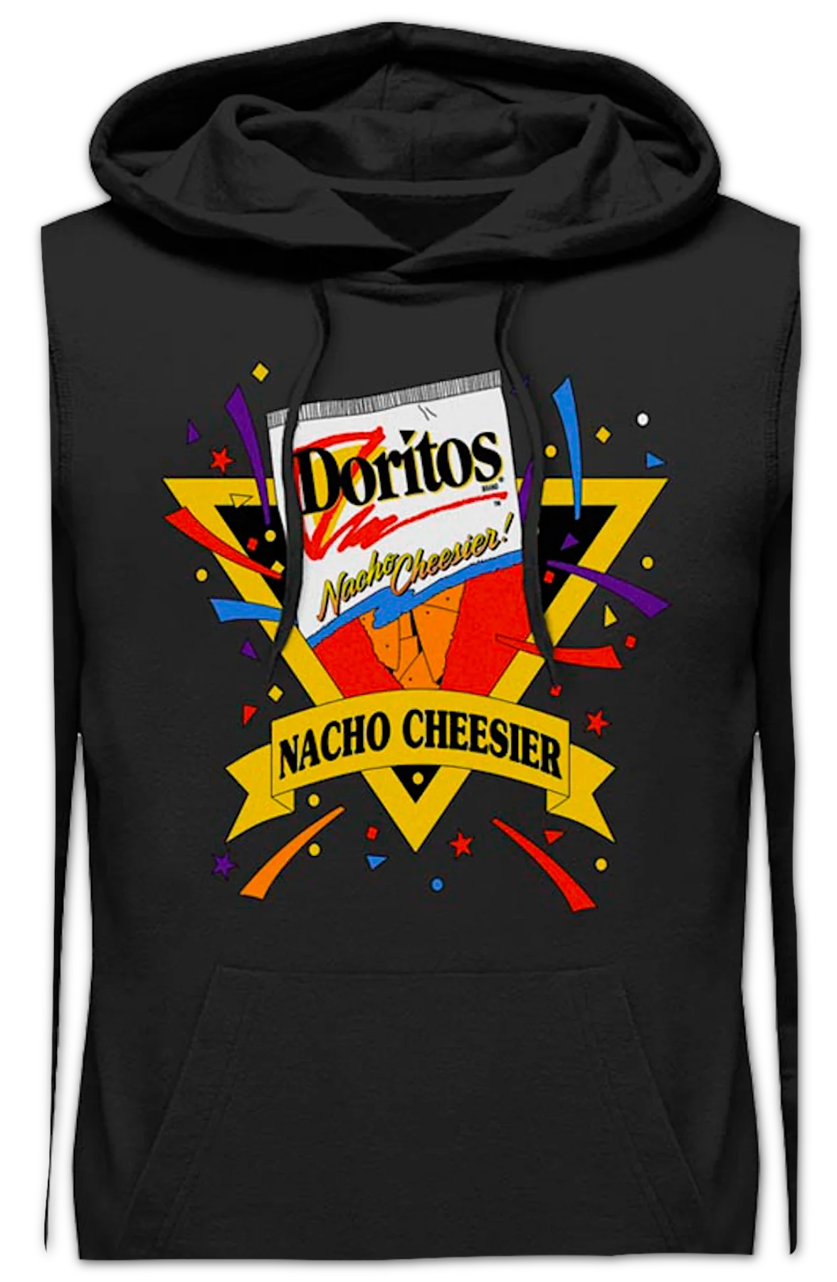 Black Nacho Cheesier Celebration Doritos Hoodie - Image 2