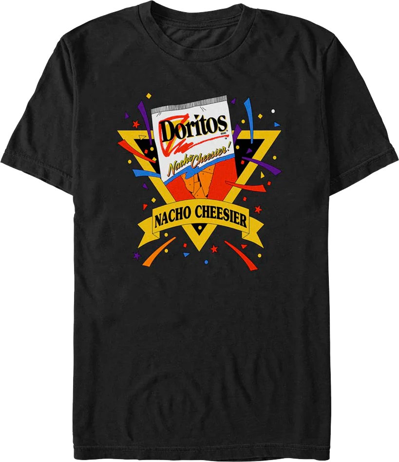 Black Nacho Cheesier Celebration Doritos T-Shirt