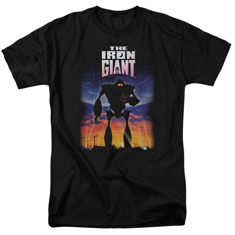 Black Poster Artwork Iron Giant T-Shirt