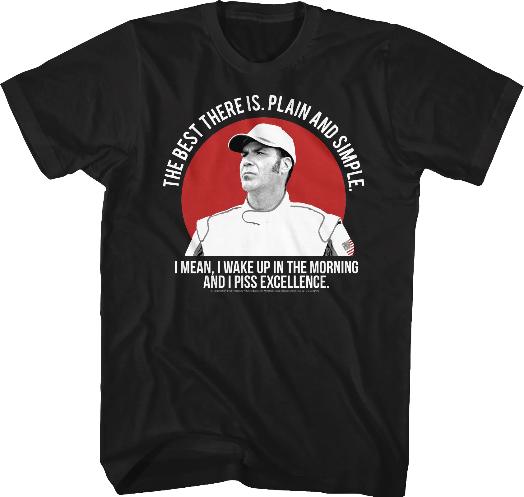 Black Ricky Bobby The Best There Is Talladega Nights T-Shirt