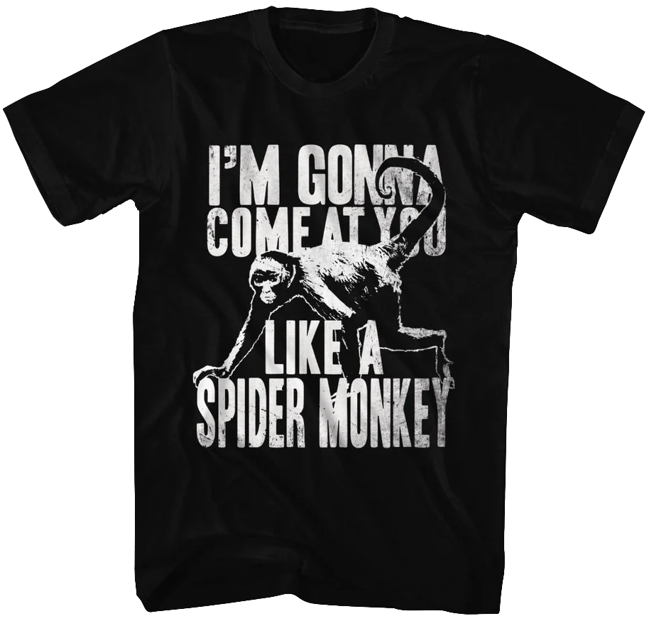 Black Spider Monkey Talladega Nights T-Shirt