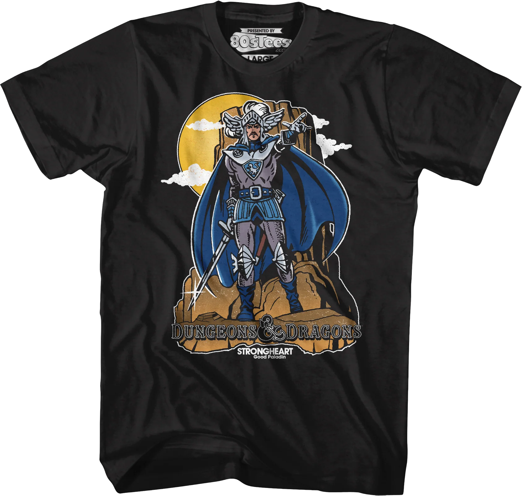 Black Strongheart Dungeons & Dragons T-Shirt
