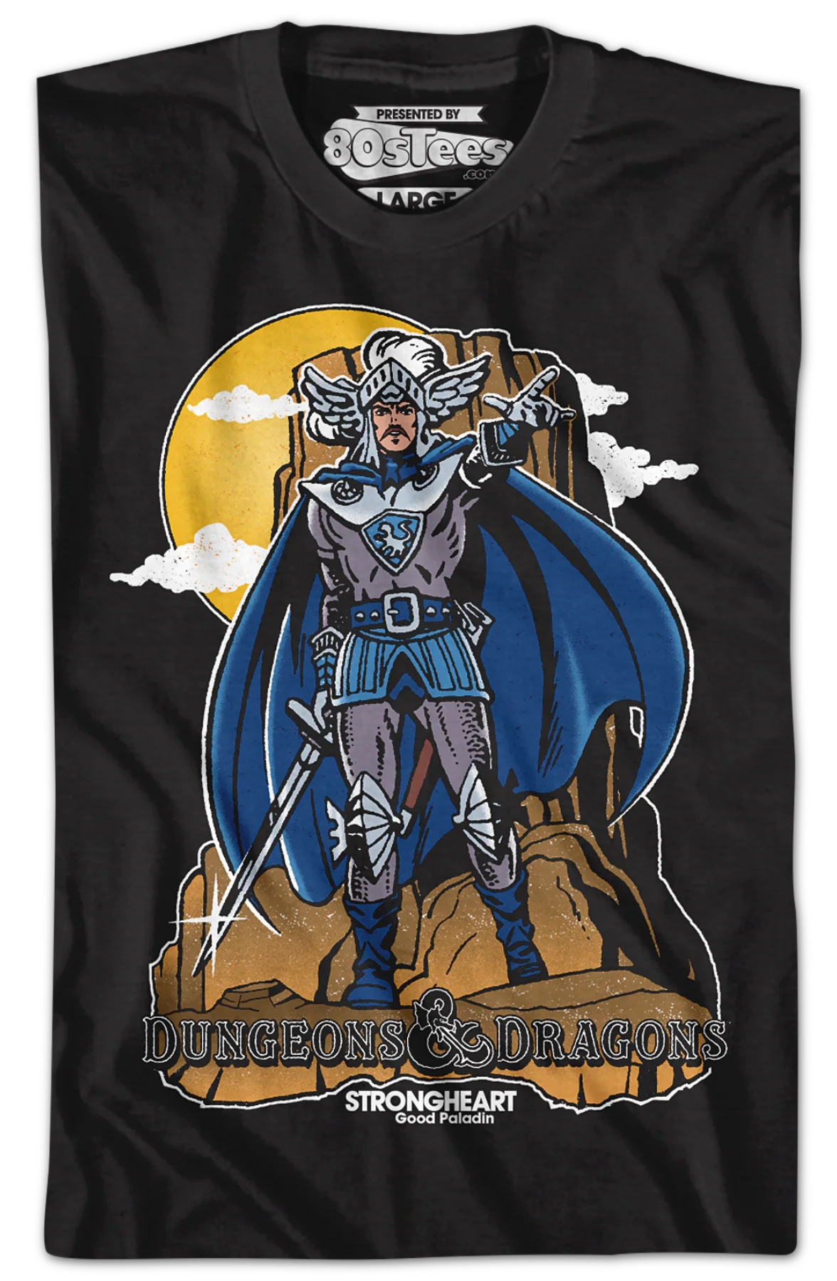 Black Strongheart Dungeons & Dragons T-Shirt - Image 2