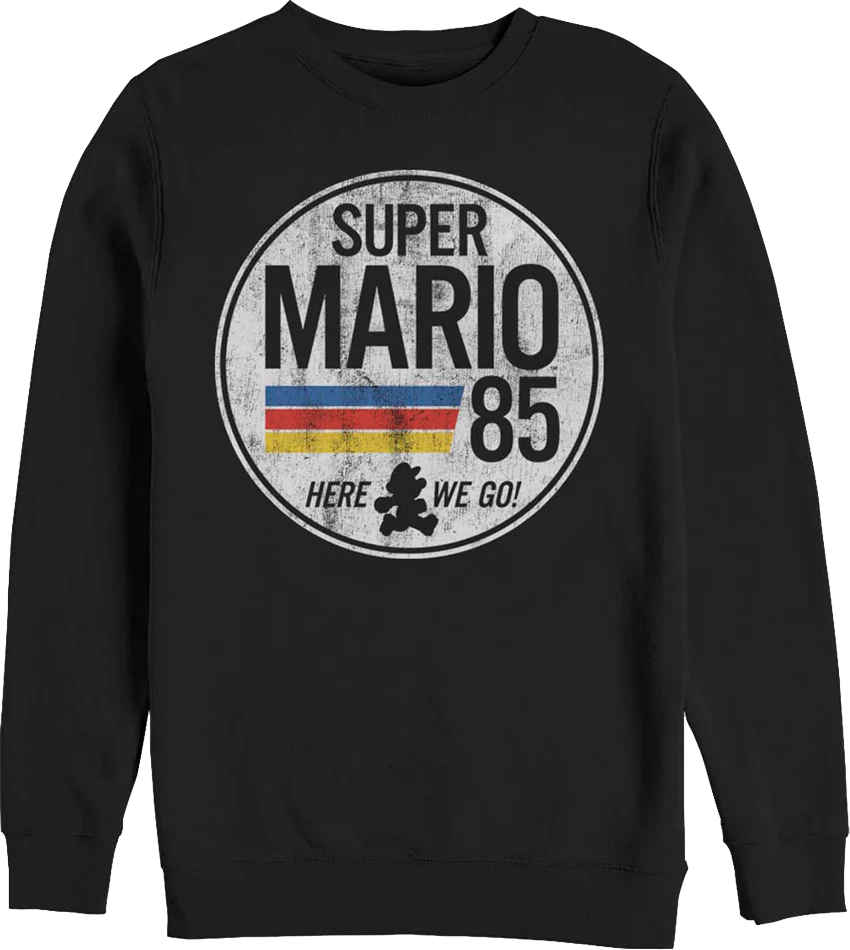 Black Super Mario 85 Sweatshirt