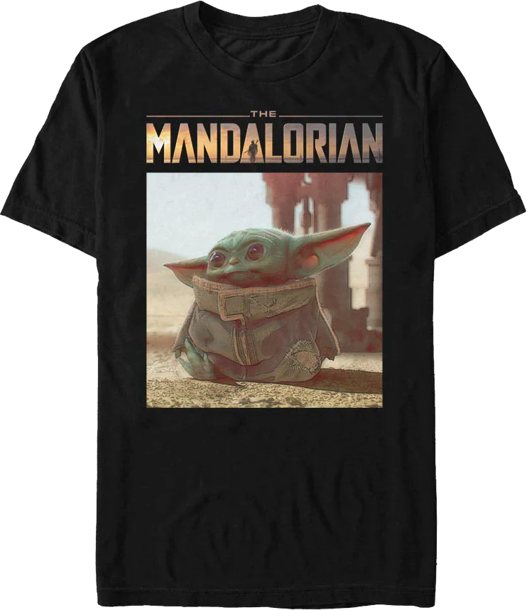 Black The Mandalorian The Child Star Wars T-Shirt