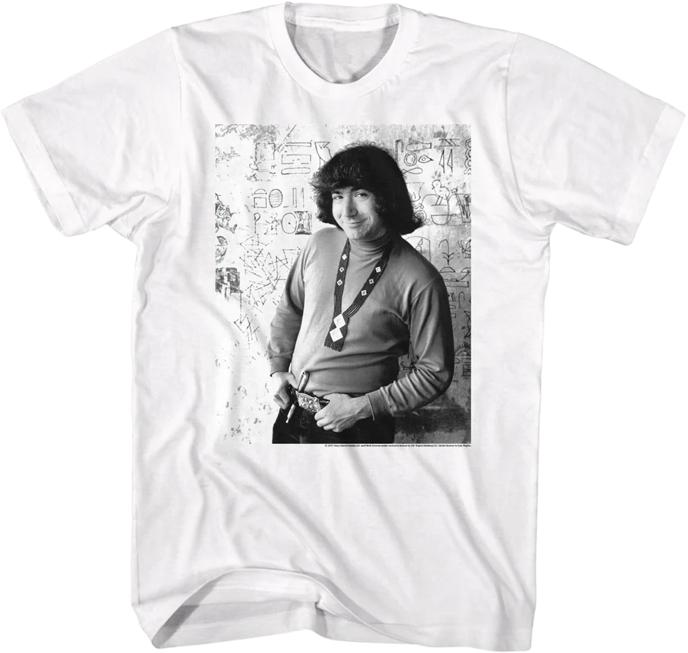 Black & White Photo Jerry Garcia T-Shirt
