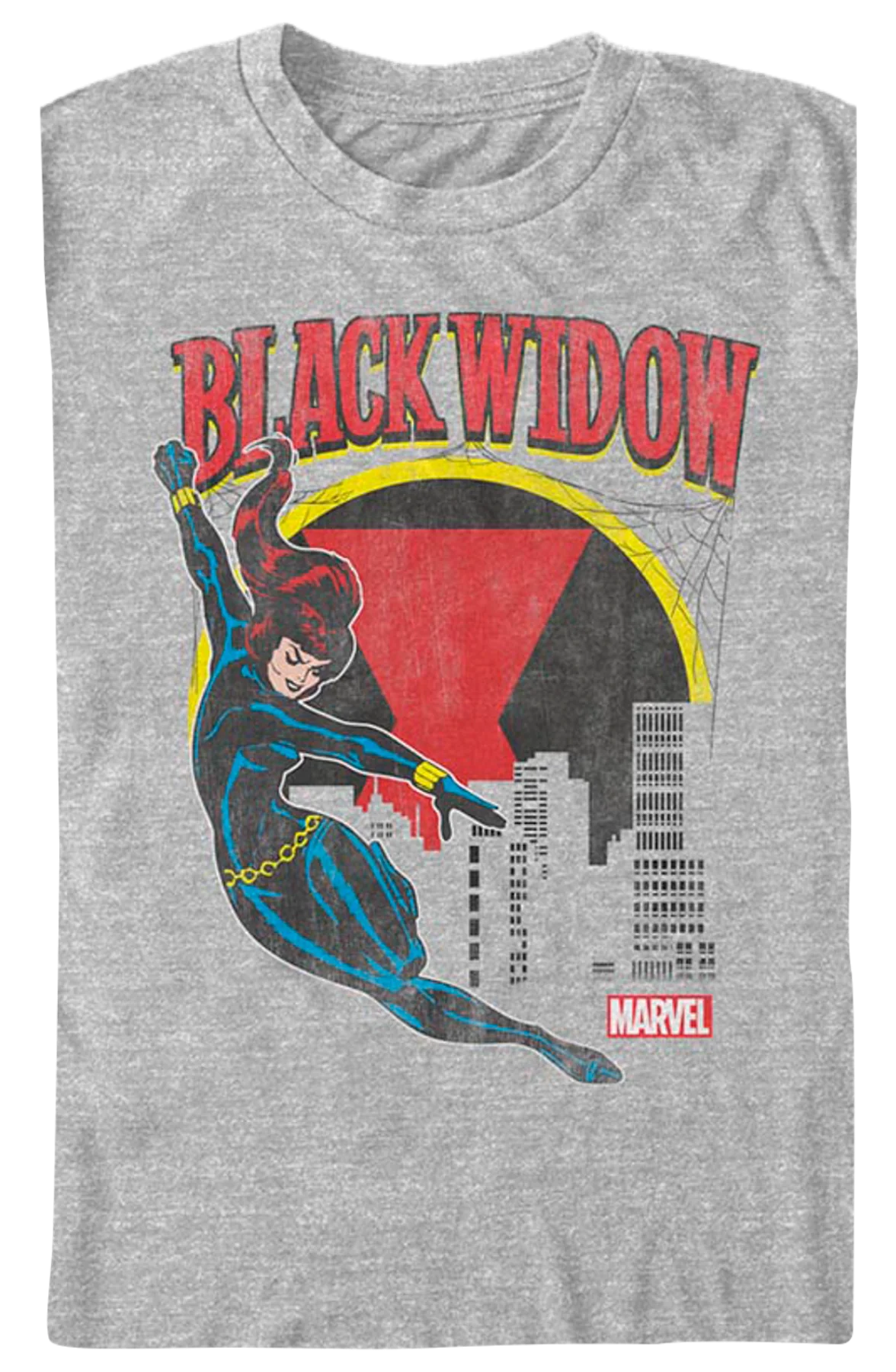 Black Widow Gauntlets Marvel Comics T-Shirt - Image 2