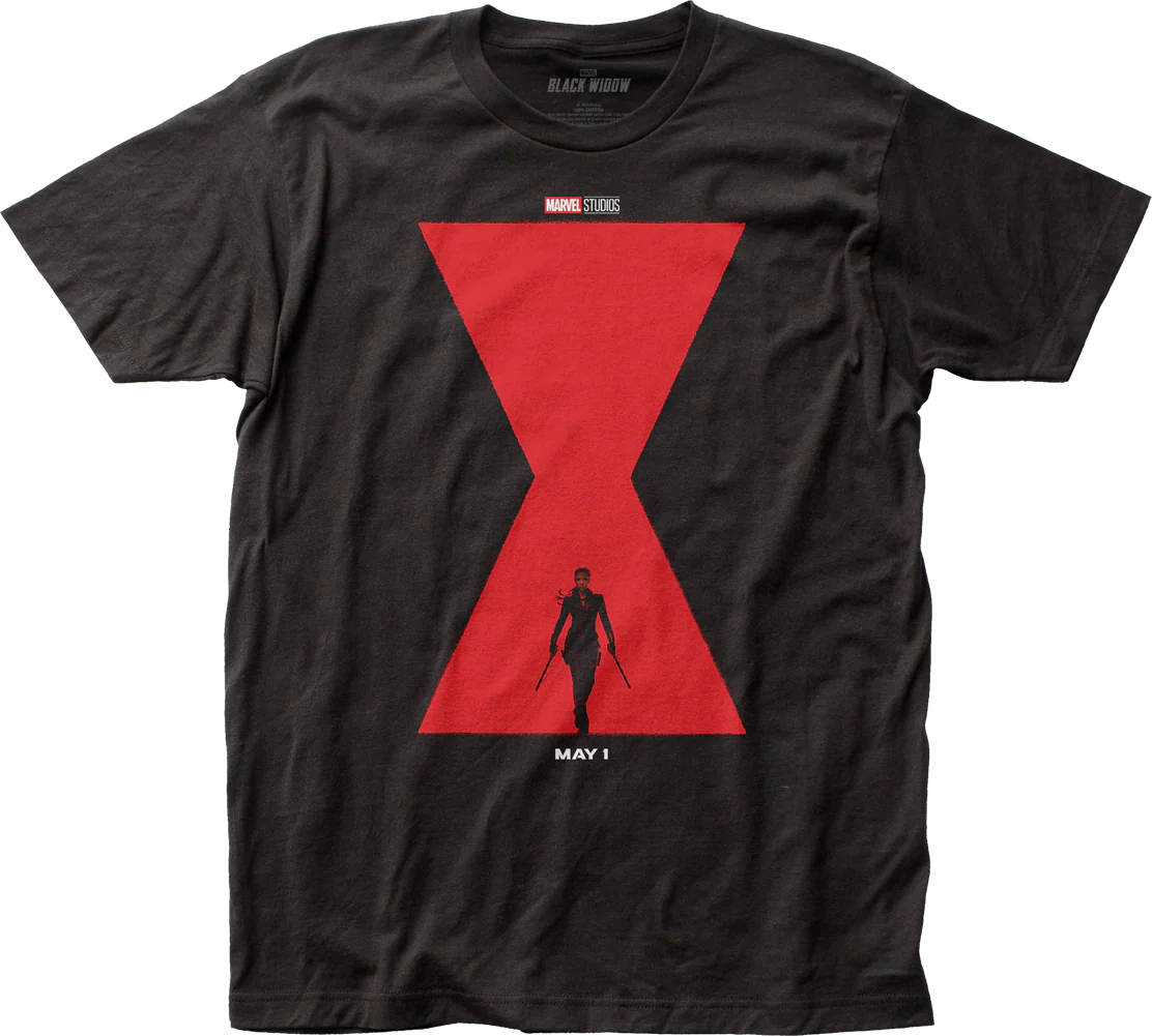 Black Widow Movie Poster Marvel Comics T-Shirt