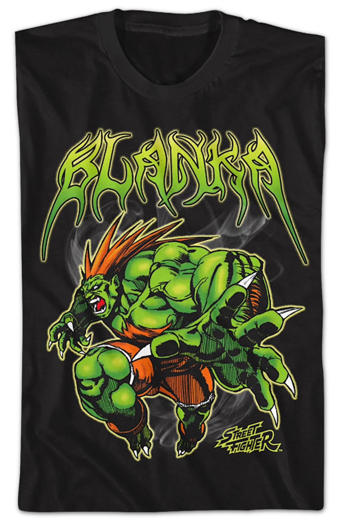 Blanka Attack Pose Street Fighter T-Shirt - Image 2