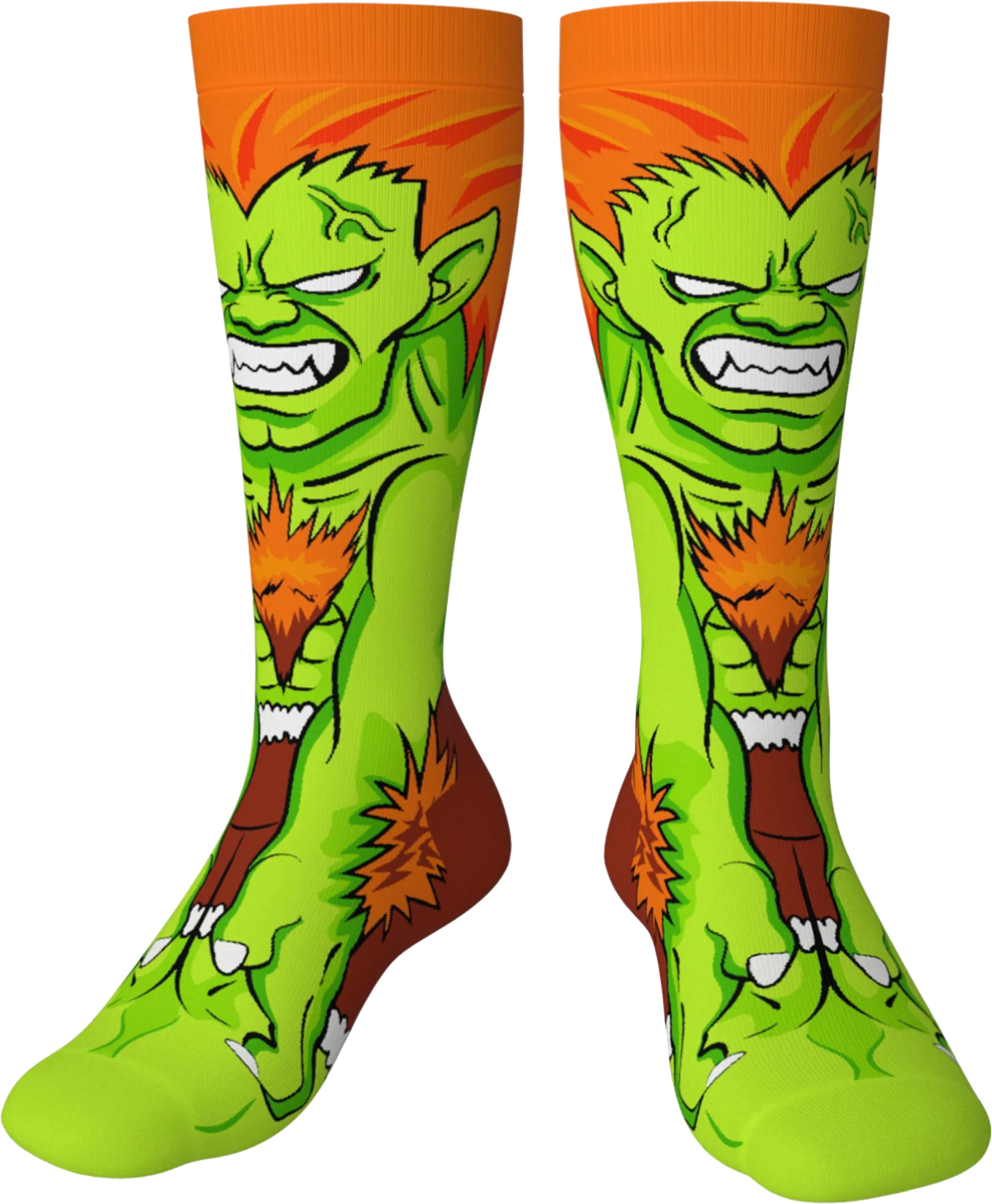 Blanka Street Fighter Socks