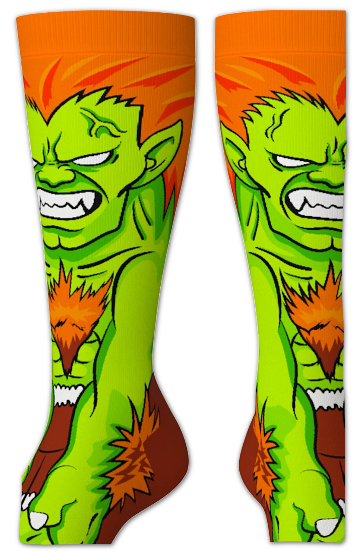 Blanka Street Fighter Socks - Image 2