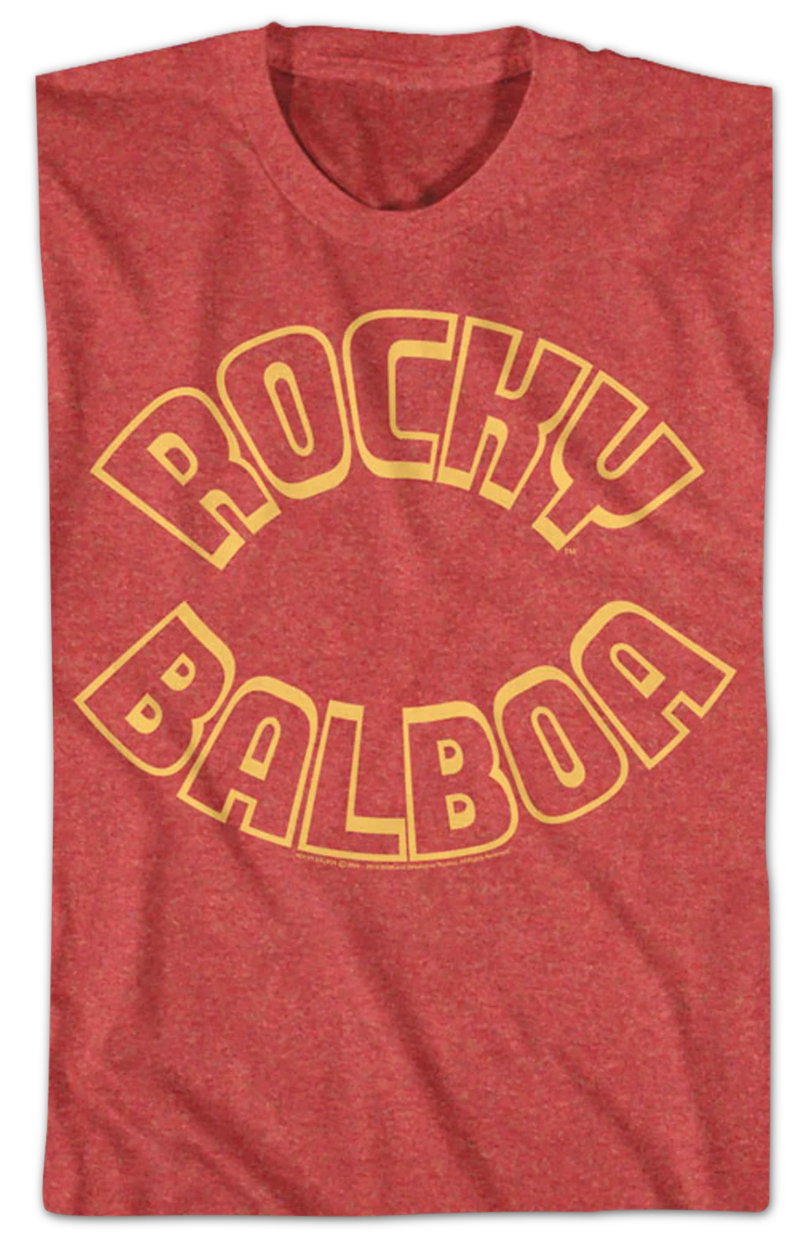 Block Letters Rocky Balboa T-Shirt - Image 2