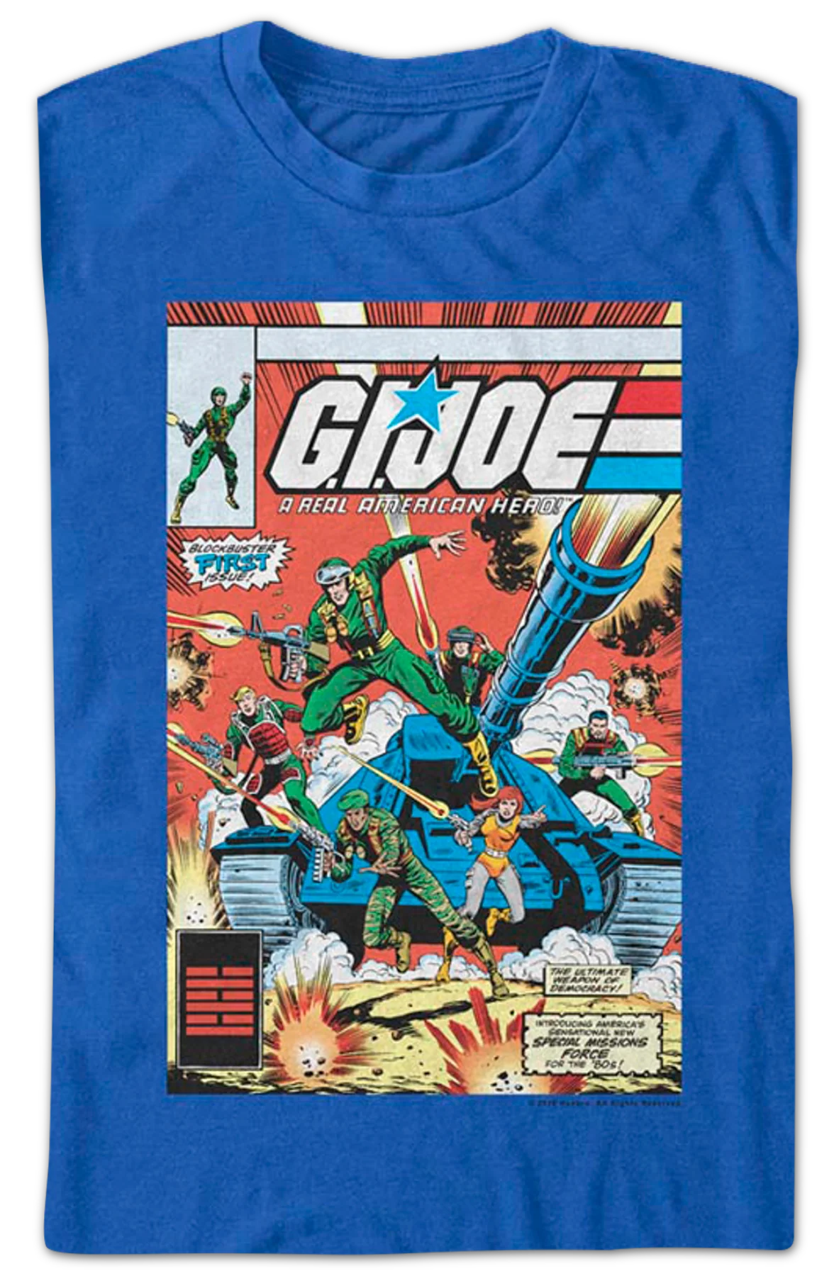 Blockbuster First Issue GI Joe T-Shirt - Image 2