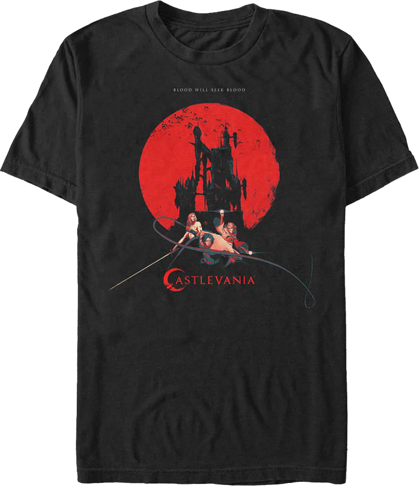 Blood Will Seek Blood Castlevania T-Shirt