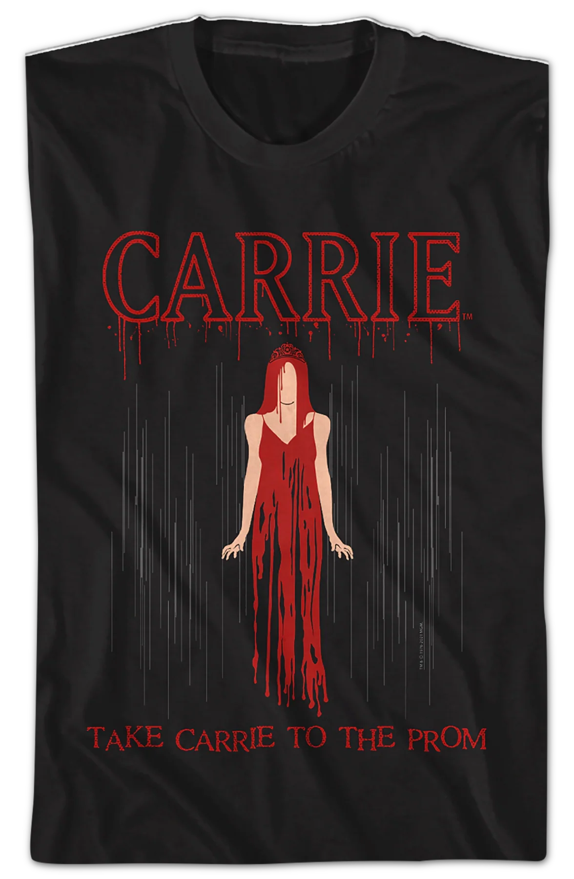 Bloody Prom Queen Carrie T-Shirt - Image 2