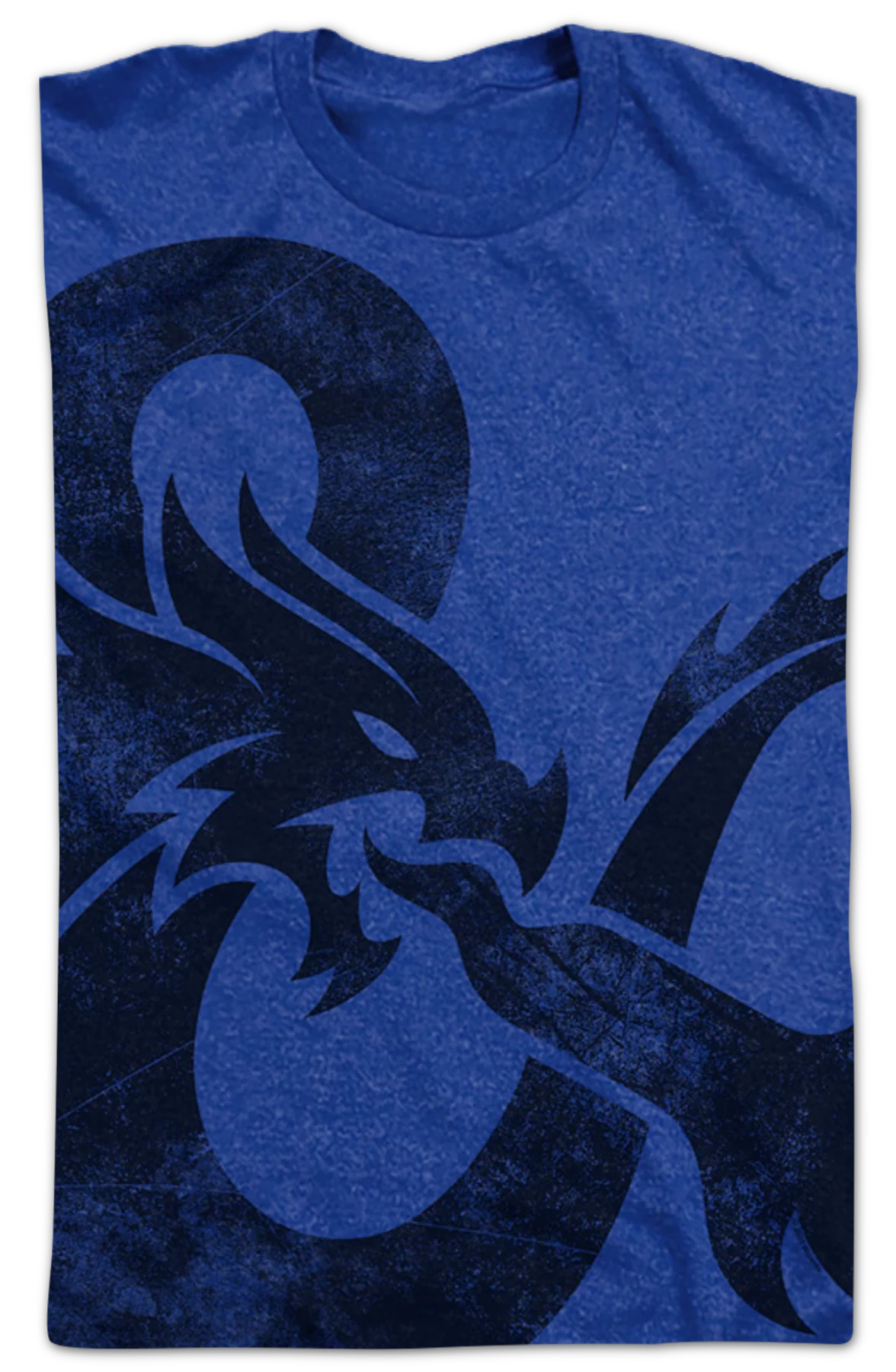 Blue Big Print Logo Dungeons & Dragons T-Shirt - Image 2