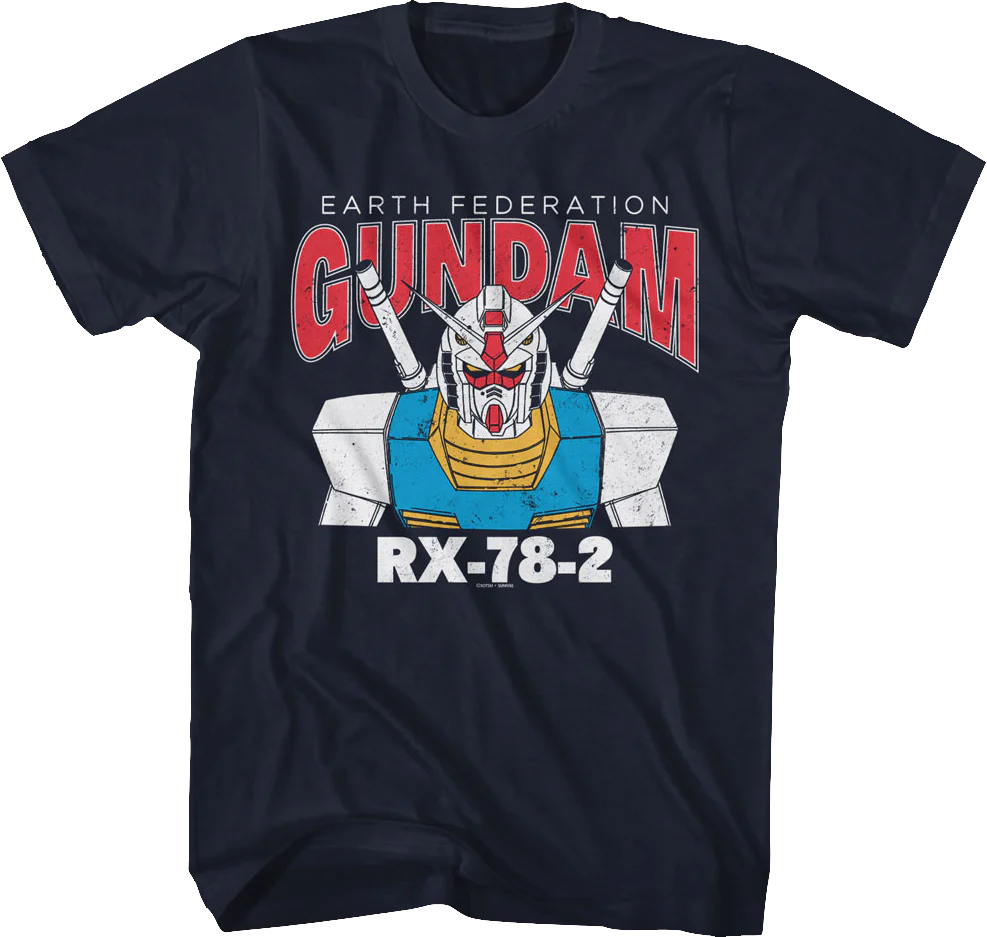 Blue Earth Federation Gundam T-Shirt
