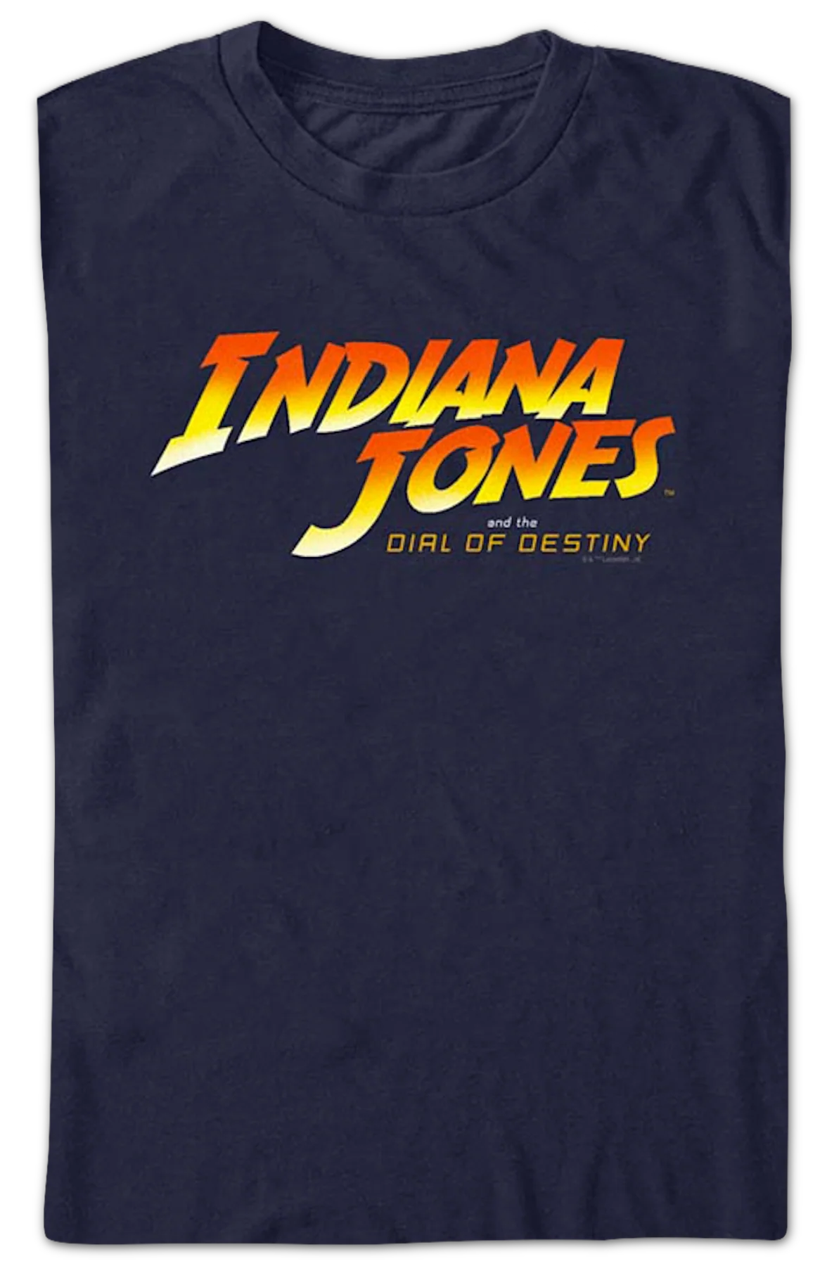 Blue Indiana Jones and the Dial of Destiny T-Shirt - Image 2