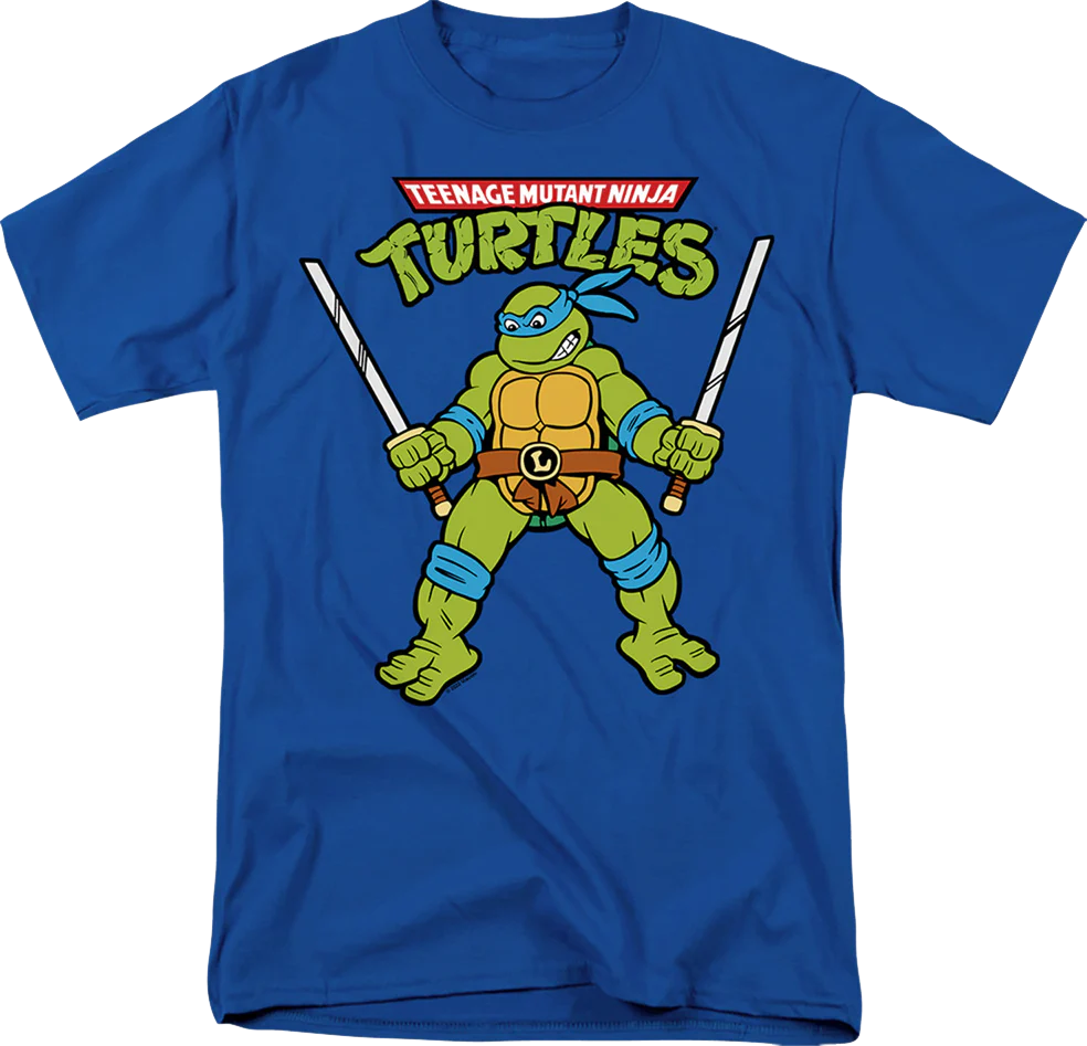 Blue Leonardo Teenage Mutant Ninja Turtles T-Shirt
