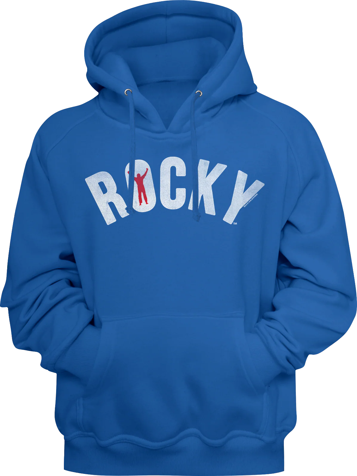 Blue Logo Rocky Hoodie