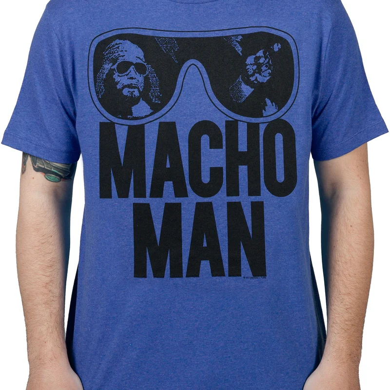 Blue Macho Man Shirt