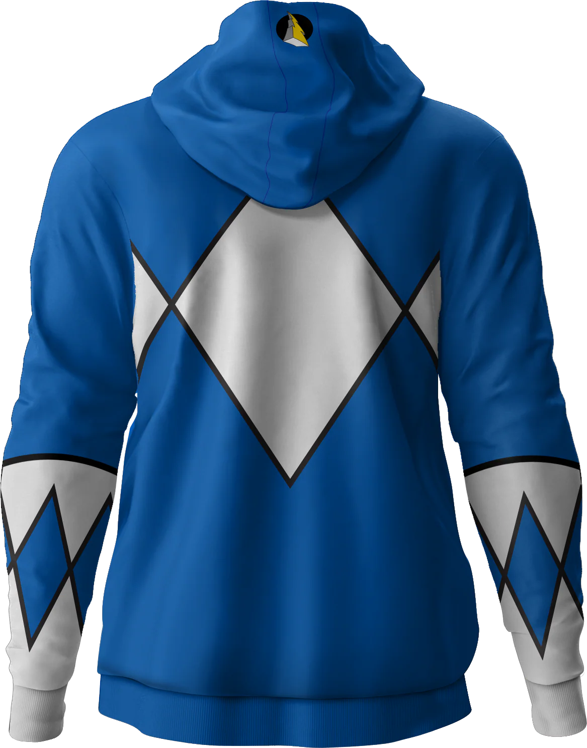 Blue Ranger Mighty Morphin Power Rangers Costume Hoodie - Image 3
