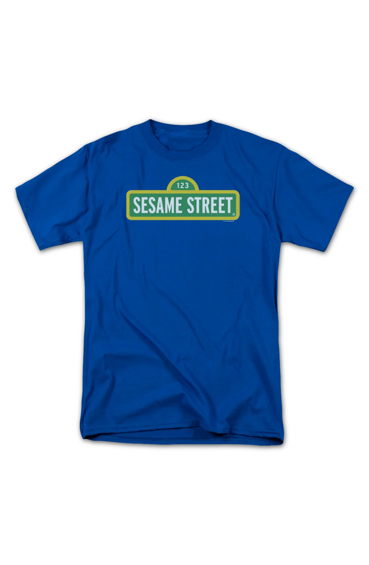 Blue Sign Sesame Street T-Shirt - Image 2