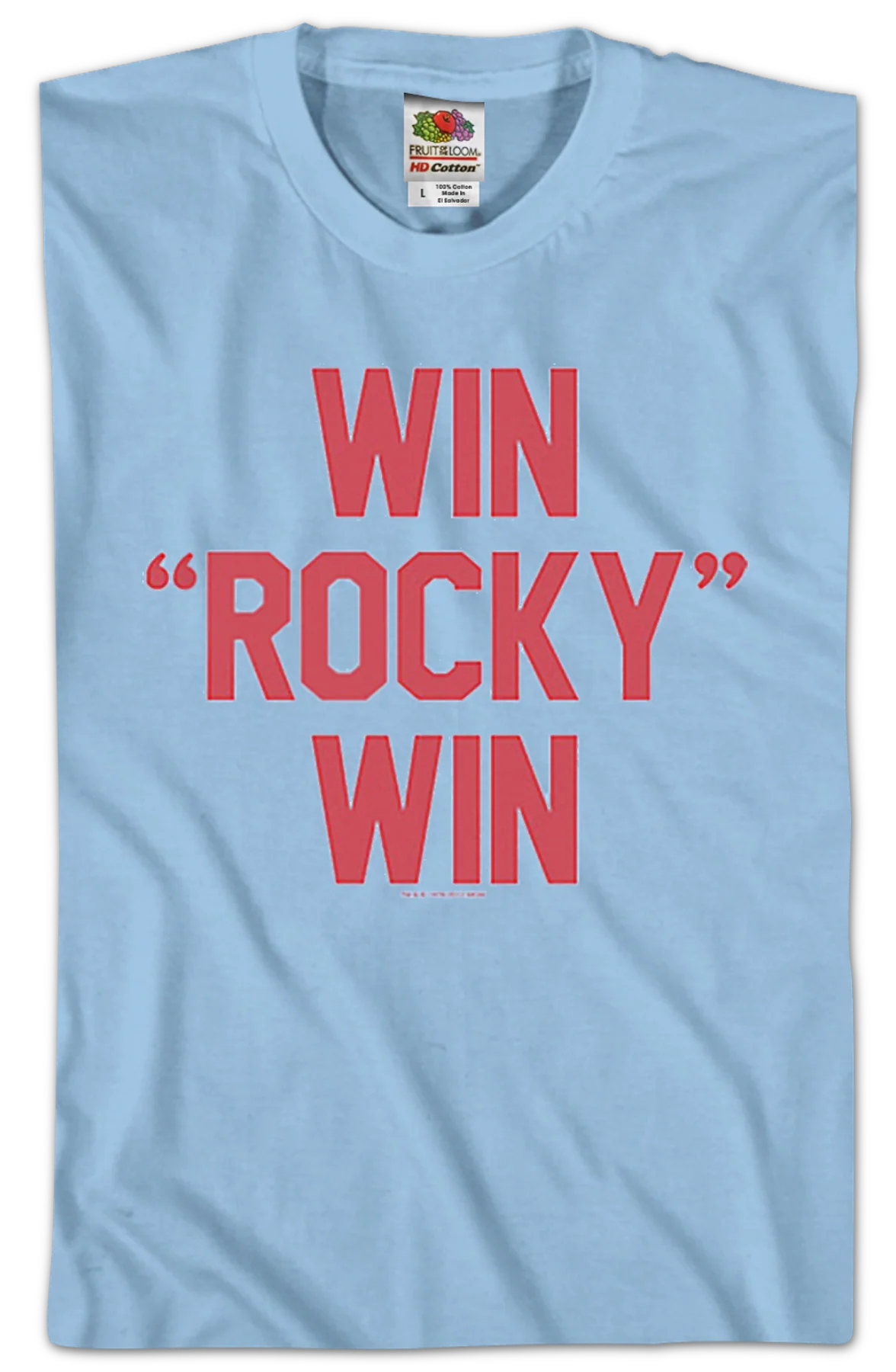 Blue Win Rocky Win T-Shirt - Image 2