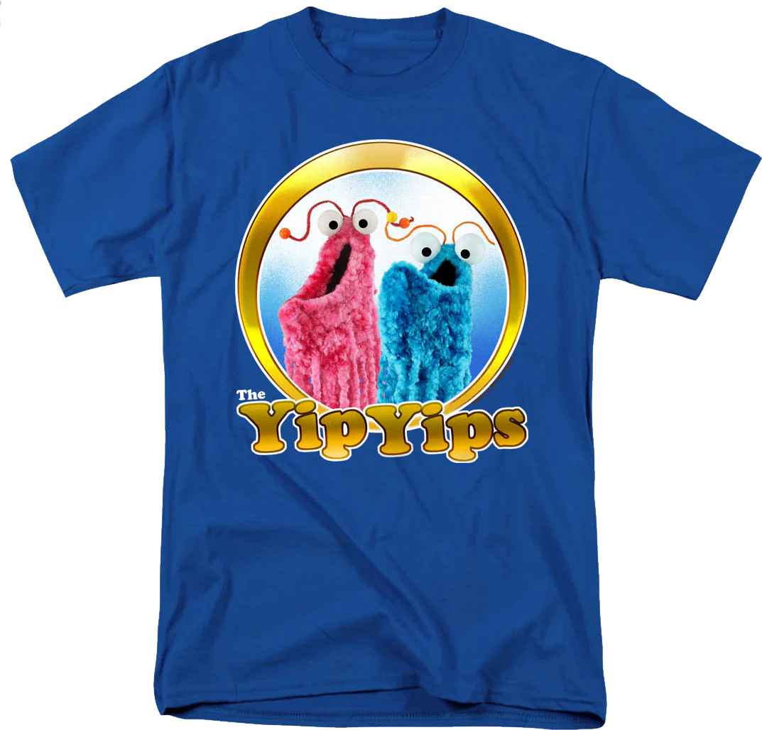 Blue Yip Yips Sesame Street T-Shirt