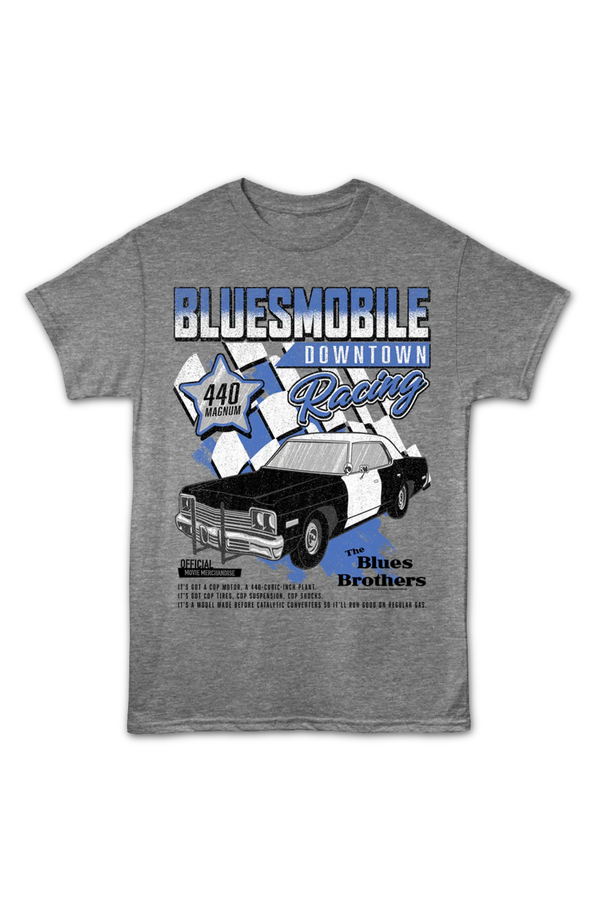 Bluesmobile Downtown Racing Blues Brothers T-Shirt - Image 2