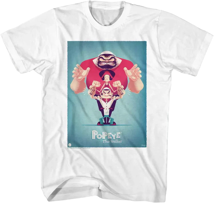 Bluto Olive Oyl Popeye T-Shirt