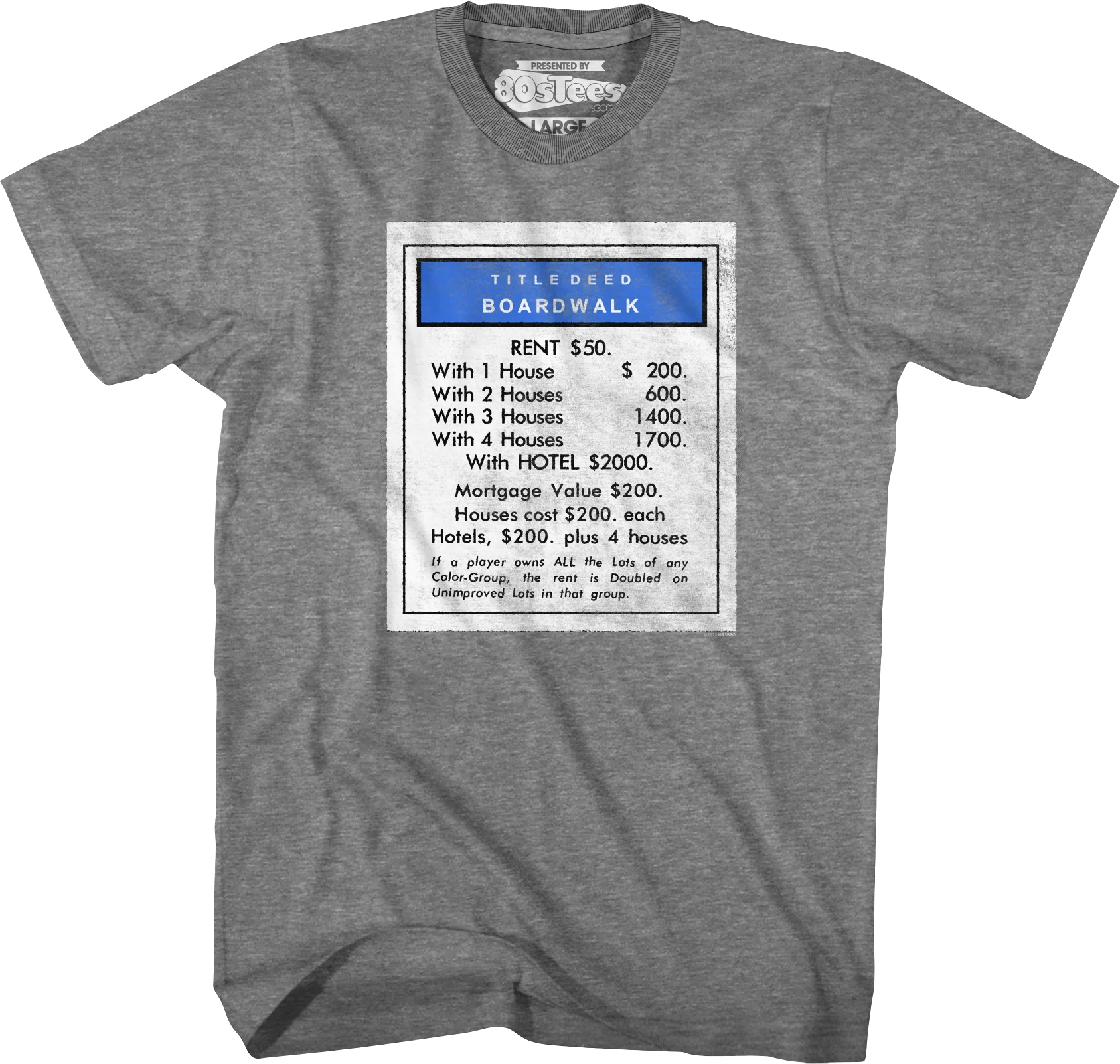 Boardwalk Monopoly T-Shirt