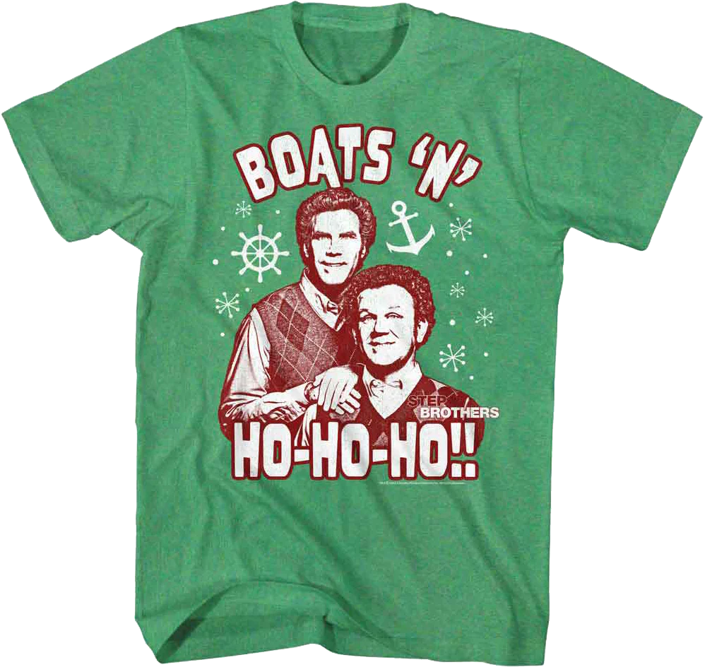 Boats 'N' Ho-Ho-Ho Step Brothers T-Shirt
