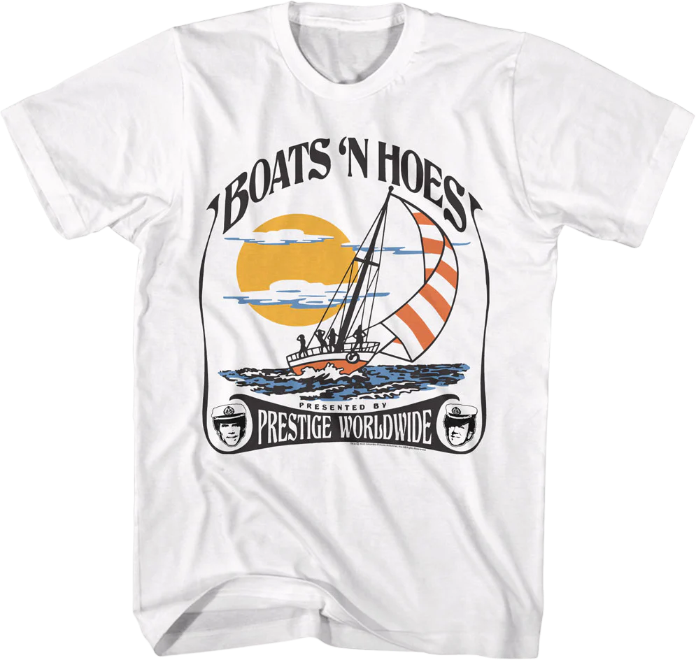 Boats 'N Hoes Presented By Prestige Worldwide Step Brothers T-Shirt