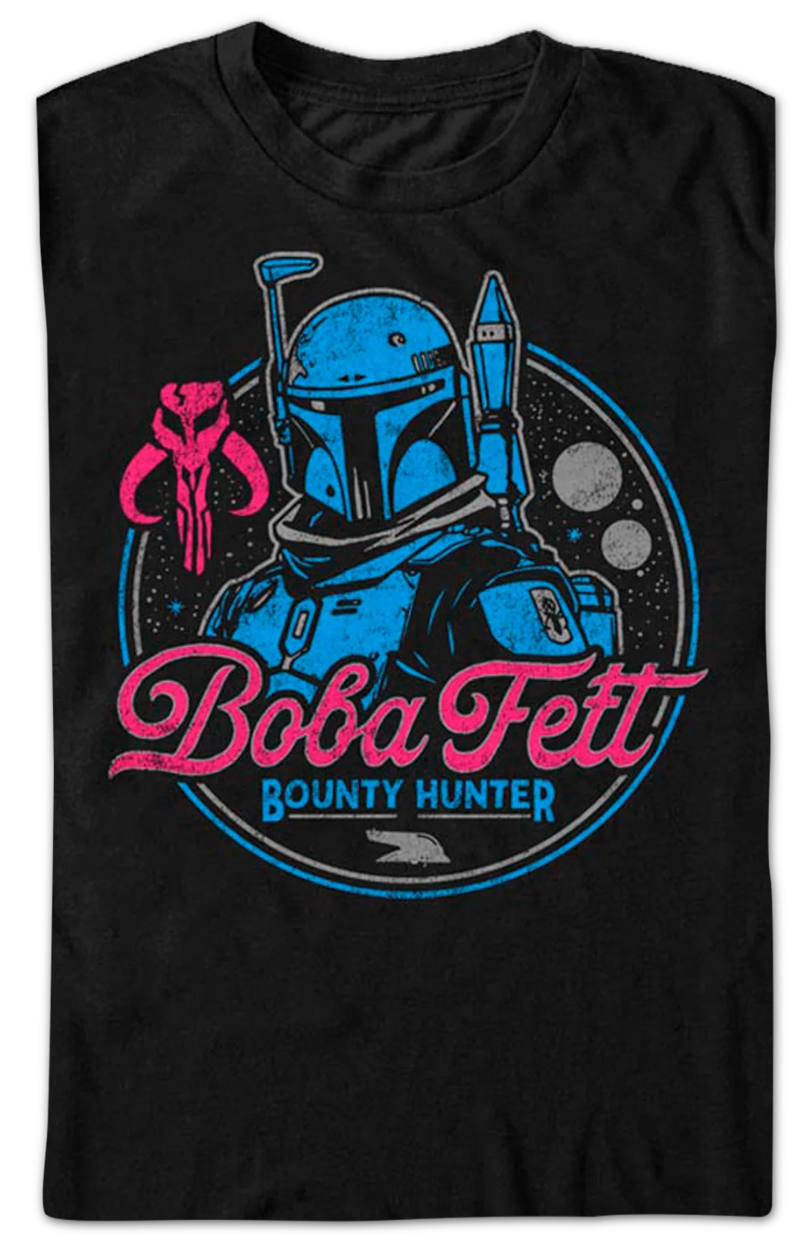 Boba Fett Bounty Hunter In A Galaxy Far, Far Away Star Wars T-Shirt - Image 2