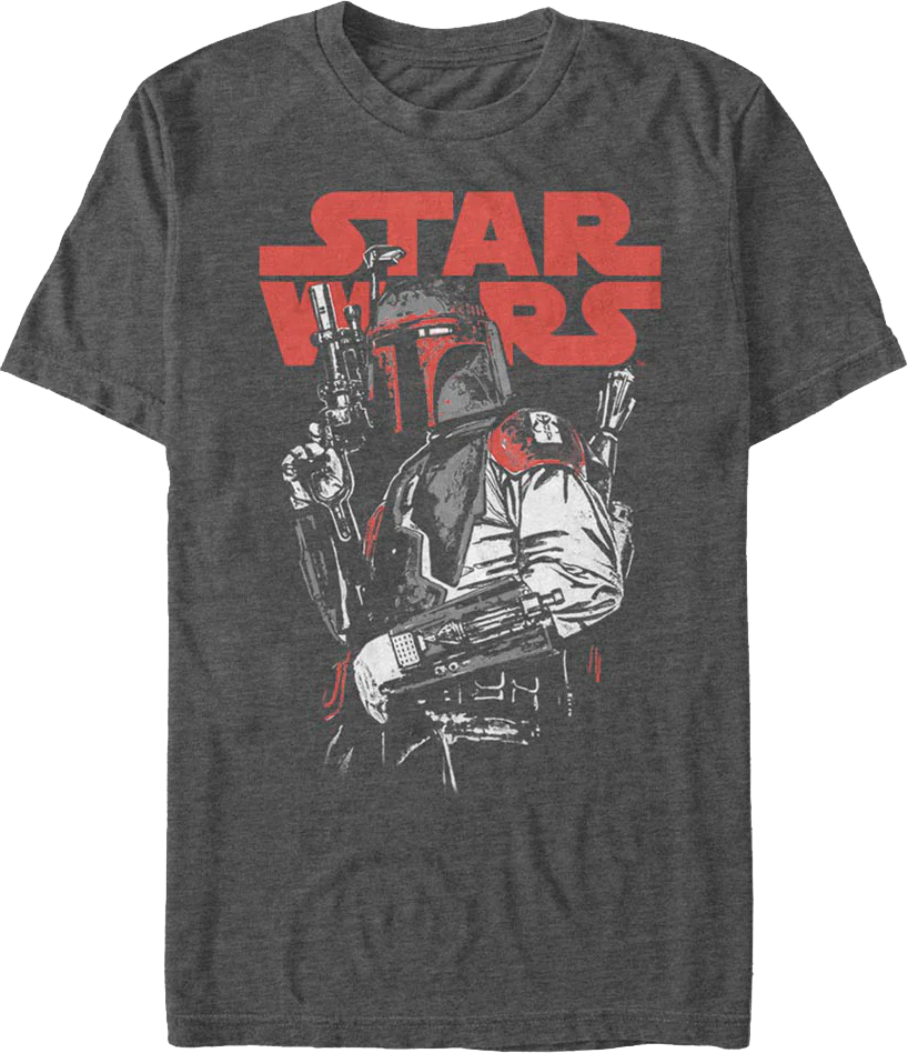 Boba Fett Legendary Bounty Hunter Star Wars T-Shirt