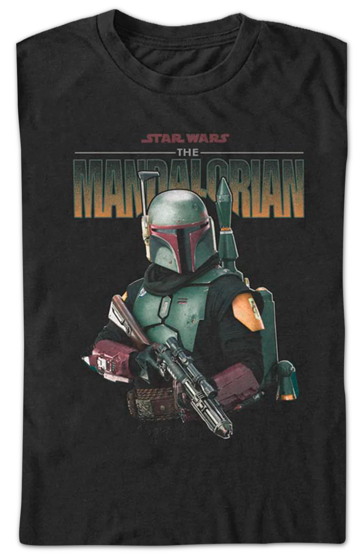 Boba Fett The Mandalorian Star Wars T-Shirt - Image 2