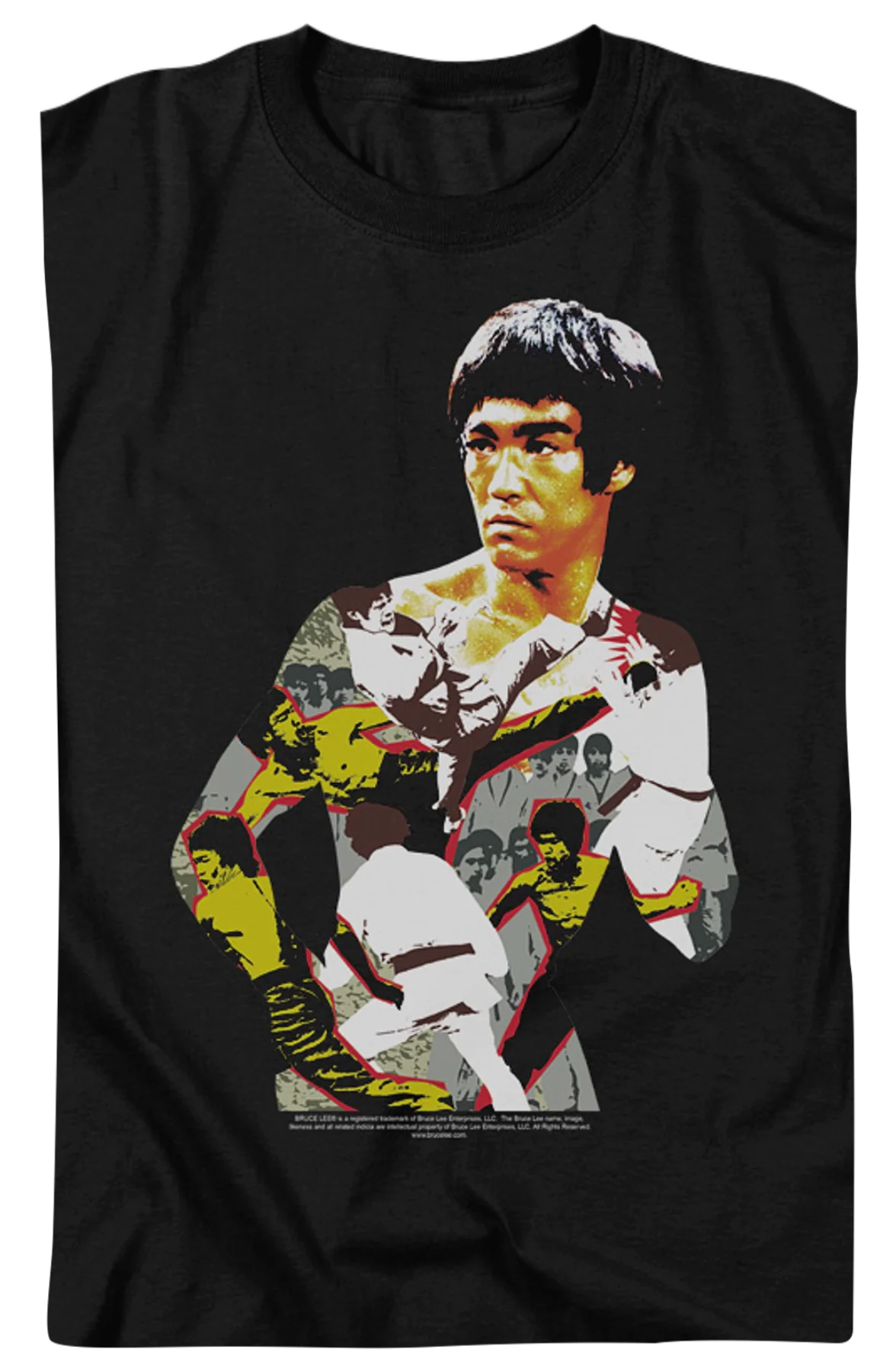Body Collage Bruce Lee T-Shirt - Image 2