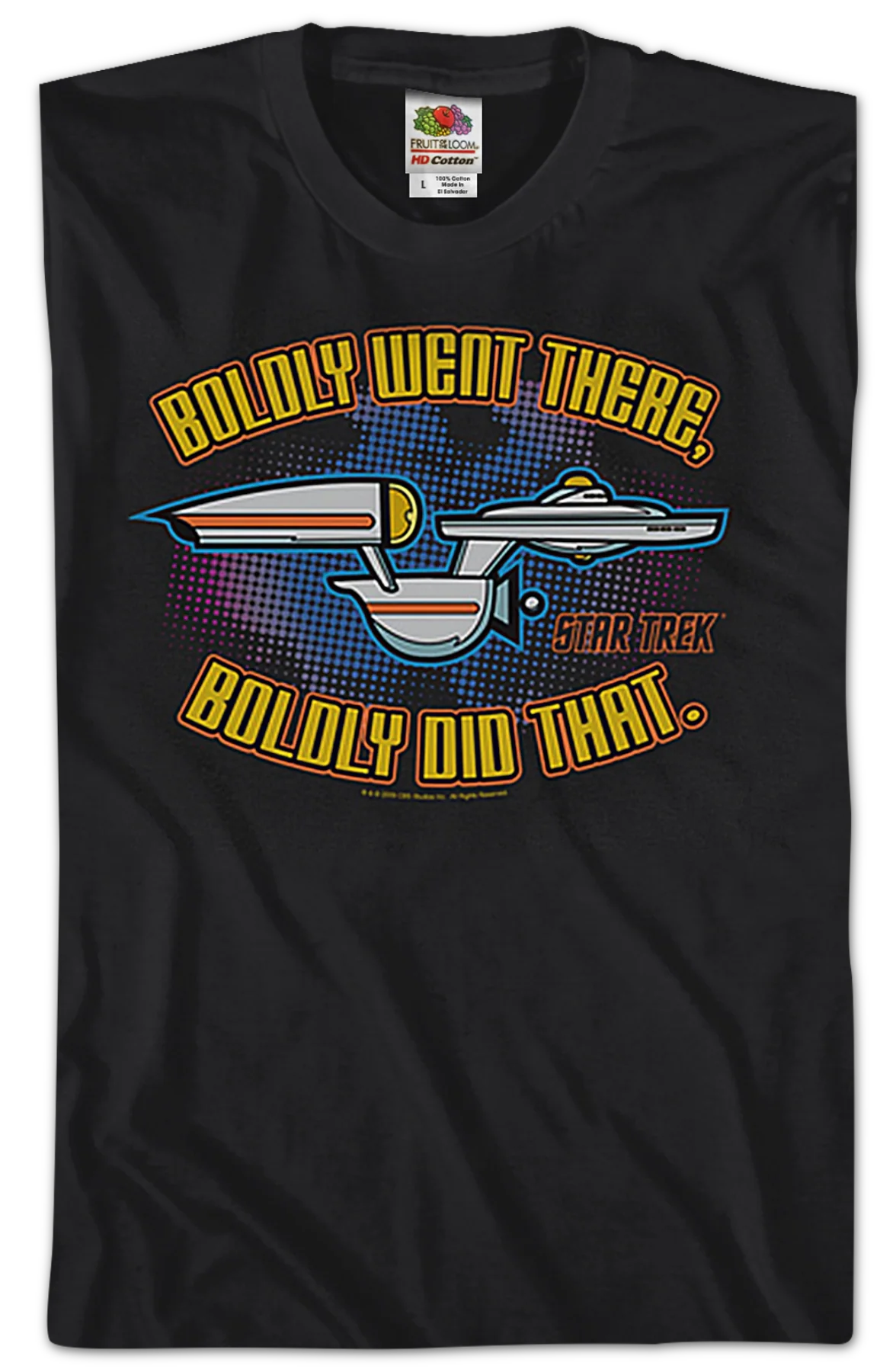 Boldly Went There Boldly Did That Star Trek T-Shirt - Image 2